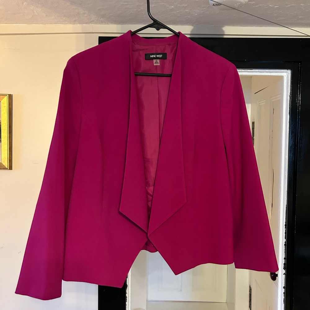 Nine West Women's Magenta Blazer